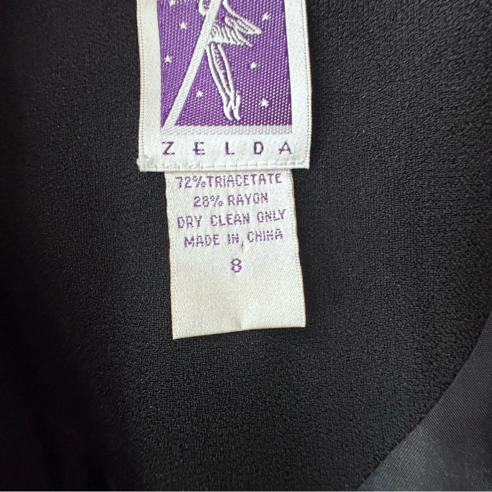 Black Military Style Women's Blazer - Picture 2 of 10